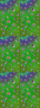 Küçük çiçekteki sevimli çiçek deseni. Renkli çiçekler.