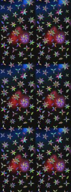 Raster illüstrasyonundaki çiçek desenli çizim. Suluboya tarzında renkler üzerine çiçekler.