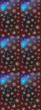 Renkli Yaz Temalı eskiz kalıbı. Sevimli çiçek raster deseni. Düz Çiçek Elementleri Tasarımı. Renkli çiçekler.