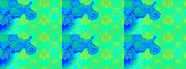 Raster illüstrasyonu. Güzel kumaş deseni. Bahar çiçekli güzel bir çiçek deseni..