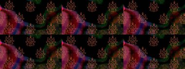 Raster düz çiçek çizim deseni. Hediye ambalaj kağıdı, tebrik kartları, posterler ve pankart tasarımı. Siyah renkte çiçekler.