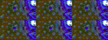 Kahverengi ve yeşil renklerde manzaralı çiçek deseni. Çiçek kompozisyonu, el boyası, hassas şablon. Üst manzara, yumuşak stil. Sevgililer günü ve tebrik kartı konsepti için şık bir davet.