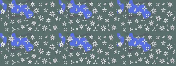 Davetiye ve kartpostal tasarımı için dekoratif çiçek unsurları. Yapraklı çizim şekli. Şirin, zarif çiçekler Raster illüstrasyonu. Tekstil için figür. Poster veya kapak için arkaplan.