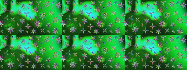 Çiçekli çiçek deseni, suluboya. Raster deseni. Süslü kumaş deseni.