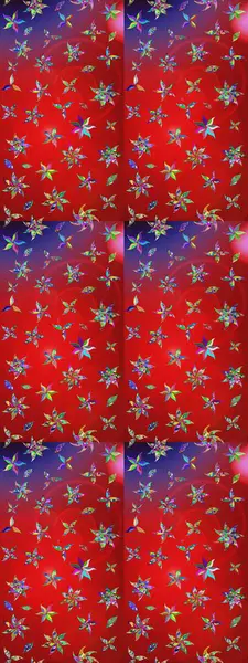 Kırmızı ve mor renkte çiçekler. Yumuşak, yaz çiçekli arka plan. Raster çiçek desenli ve çiçekli..