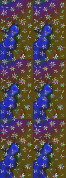 Klasik taslak çizimi. Raster Yumuşak kumaş deseni. Raster çiçek izi. Çiçek eskiz deseni.