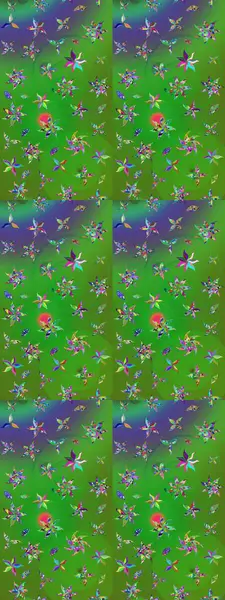 Renkli çiçekler. Küçük çiçekte sevimli çiçek deseni var..