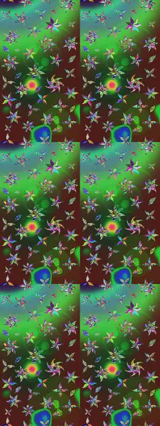 Modern çiçek arkaplanı. Halk tarzı. Parlak renkli çiçekleri ve yeşil ve kahverengi renkte yaprakları olan harika bir çiçek deseni. Moda baskıları için zarif bir şablon.