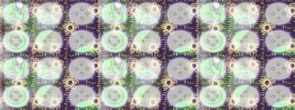 Renkli Bahar Temalı Kusursuz Arkaplan. Çiçeksel fantezi tasarımı, parlak bir arka planda, kusursuz bir desen. Düz Çiçek Elementleri Tasarımı.