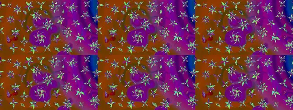 Vadinin çiçekleri mor ve kahverengi renklerde. Suluboya, elle çizilmiş. Eskiz arkaplan modeli. Raster - stok.