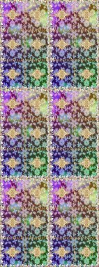 Doğu tarzı arabesk tarzında altın elementler. Tarafsız renklerde kusursuz desen. Raster altın pürüzsüz desen. Kusursuz altın desenli bukleler..