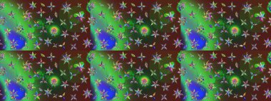 Raster şirin suluboya çiçek desenleri çiziyor. Büyük bir çiçek boyası seti. Kartlar, davetiyeler, tarih kartları ve daha fazlası için kullanılabilir.