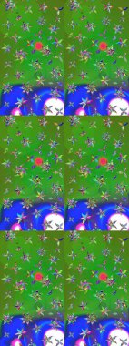 Gömlek, arka plan modelini çiz. Tropik çiçekler. Renkli çiçekler.