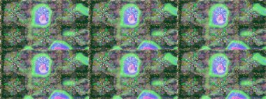 Moda baskıları için zarif bir şablon. Motley illüstrasyonu. Çiçekli bahar çiçekleri. Küçük renkli çiçekler. Küçük çiçekte şirin desenler.