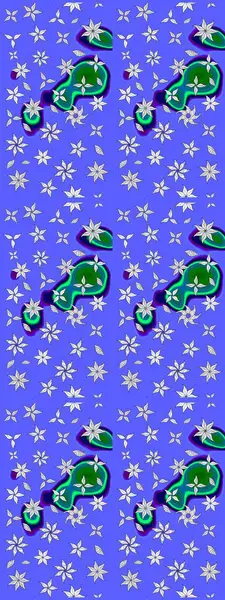 Çiçek tasarımı için inanılmaz bir kolaj cenneti tarzı. Çiçekli zambakların eskiz geçmişi. Parlak çiçekli kolaj çiçekleri mavi ve nötr.