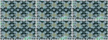 Mavi ve nötr renklerde çiçekler. Çiçekli karalama şeklinde Raster çiçek deseni. Yumuşak, bahar çiçekli arka plan.