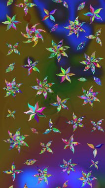 Tekstil, tebrik kartı, boyama kitabı, telefon kılıfı baskısı için kullanılabilir. Raster Henna dövme stili. Kızılderili desenli desenli desenli şal deseni. Etnik Mandala süsü.