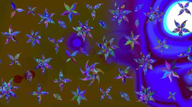 Dekorasyon ve tasarım için güzel bir desen. Suluboya desenli çiçek deseni. Ton halinde. Moda baskısı. Çiçeğin suluboya çizimlerinin zarif deseni.