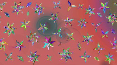 Güzel kumaş deseni. Raster suluboya çiçek deseni, narin çiçekler, pembe ve yeşil çiçekler, tebrik kartı şablonu..