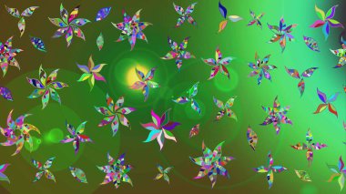 El çizimi. Suluboya çizimi. Renkli çiçekler. Çiçekli çizim deseni.