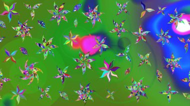 Suluboya çizimi. Çiçekli eskiz deseni. Renkli çiçekler. El çizimi.