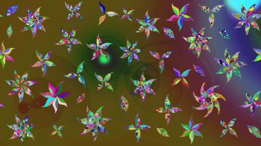 Tekstil, kumaş, kapaklar, duvar kağıtları, baskı, naylon, koleksiyon defteri, örgü, dekupaj için güzel bir eskiz. Millefleur 'lar. Oldukça eski bir besin torbası deseni, küçük, çiçekler.