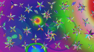 Sabıka fotoğraflarında, bebek kıyafetlerinde, duvar kâğıtlarında, paket kutularında falan kullanılabilir. Zarif, parlak ve eskiz yeşil ve mavi çiçek deseni tasarımı.