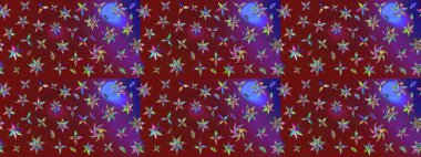 Sabıka fotoğraflarında, bebek kıyafetlerinde, duvar kâğıtlarında, paket kutularında falan kullanılabilir. Zarif, parlak ve eskiz kırmızı ve mor çiçek deseni tasarımı.