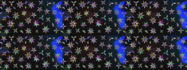 Tekstil için figür. Şirin, zarif çiçekler Raster illüstrasyonu. Davetiye ve kartpostal tasarımı için dekoratif çiçek unsurları. Poster ya da kapak için arka plan. Yapraklı çizim deseni.