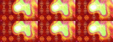 Tekstil ve kapak tasarımı için mükemmel. Renkli kırmızı, turuncu ve sarı çizim kalıpları. Doodle tarzı. Elle çizilmiş sonbahar çiçeği deseni. Kırmızı, turuncu ve sarı renkte çiçekler.