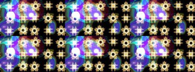 Arka plan üzerinde izole soyut kar taneleri ile düz tasarım. Snowflakes desen. Raster resim. Kar tanesi süs desen. Kar taneleri arka plan.