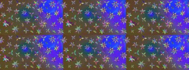 Parlak renkli çiçekleri ve kahverengi ve mavi renkli yaprakları olan harika bir çiçek deseni. Moda baskıları için zarif bir şablon. Halk tarzı. Modern çiçek arkaplanı.