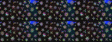 Poster ya da kapak için arka plan. Yapraklı çizim şekli. Davetiye ve kartpostal tasarımı için dekoratif çiçek unsurları. Şirin, zarif çiçekler Raster illüstrasyonu. Tekstil için figür.