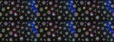 Soyut etnik raster çizim kalıbı. Kabile sanatı boho baskısı, klasik çiçek arkaplanı. Arkaplan dokusu, duvar kağıdı, gri ve mavi renkli çiçek teması.