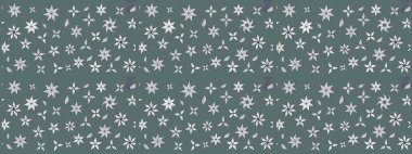 Tarafsız ve gri renklerde bahar çiçekleri. Raster illüstrasyonu. Çiçekli yumuşak bir eskiz şekli. Raster çiçekleri klasik tarzda resmedilir..