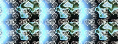 Raster illüstrasyonu. Mavi, nötr ve gri renklerde Asya tekstili. Kusursuz çiçek deseni.