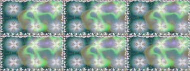 Çiçekli, suluboya desenli kusursuz çiçek deseni. Raster illüstrasyonu. Mavi renkli çiçekler. Düz Çiçek Elementleri Tasarımı. Renkli Bahar Teması Kusursuz Arkaplan.