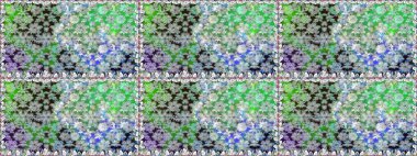 Çiçeksiz desenli arka plan. Gri renkli çiçekler. Düz Çiçek Elementleri Tasarım Raster illüstrasyonu. Renkli Bahar Teması Kusursuz Arkaplan.