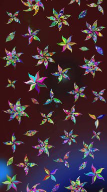 Güzel kumaş deseni. Hoş bir çiçek geçmişi var. Raster illüstrasyonu. Küçük çiçekte çizim deseni.