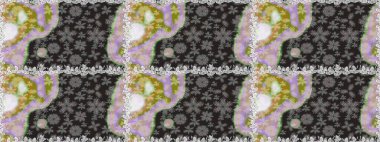 Gri ve nötr renkte çiçekler. Tropik çiçekler. Tişörtsüz arka plan deseni.