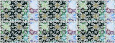 Gri ve nötr renklerde gri ve nötr papatyalar. Raster illüstrasyonu. Gri ve nötr renklerde.