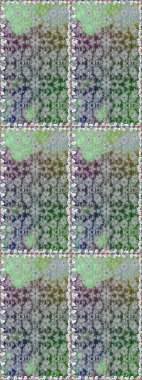 Çiçekli karalama şeklinde Raster çiçek deseni. Nazik, narin çiçek arkaplanı. Renkli çiçekler.