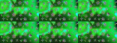 Düz Çiçek Elementleri Tasarımı. Renkli çiçekler. Renkli Bahar Teması eskiz kalıbı. Çiçek desenli çizim. Raster illüstrasyonu. Asya tekstil tarzında.