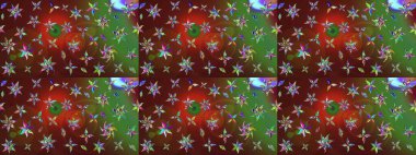 Üst manzara, yumuşak stil. Sevgililer günü ve tebrik kartı konsepti için şık bir davetiye. Renklere göre manzaralı çiçek deseni. Çiçek kompozisyonu, el boyası, hassas şablon..