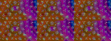 Parlak elementlerin. El çizimi Raster çizimi. Çizim çiçek deseni duvar kağıdı, web sitesi arkaplanı, paket kağıdı, davetiye, broşür, pankart veya web sitesi için kullanılabilir.