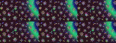 Çiçekli çiçek deseni, suluboya. Raster deseni. Süslü kumaş deseni.