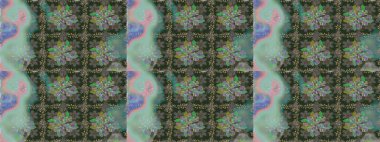 Çiçeksiz desenlerin resmi. Vadinin çiçekleri gri ve yeşil renklerde.