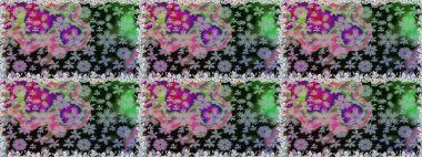 Çiçeksiz desenli arka plan, yaz çiçekleri. Düz Çiçek Elementleri Tasarımı. Gri ve nötr renkte çiçekler. Renkli Bahar Teması Kusursuz Arkaplan.