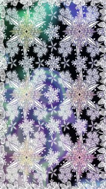 Raster illüstrasyonu. Çiçek süsü ile kusursuz desen. Tarafsız ve gri renkte çiçekler.