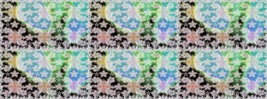 Tarafsız ve gri renklerde bahar çiçekleri. Raster illüstrasyonu. Raster çiçek desenli ve çiçekli..